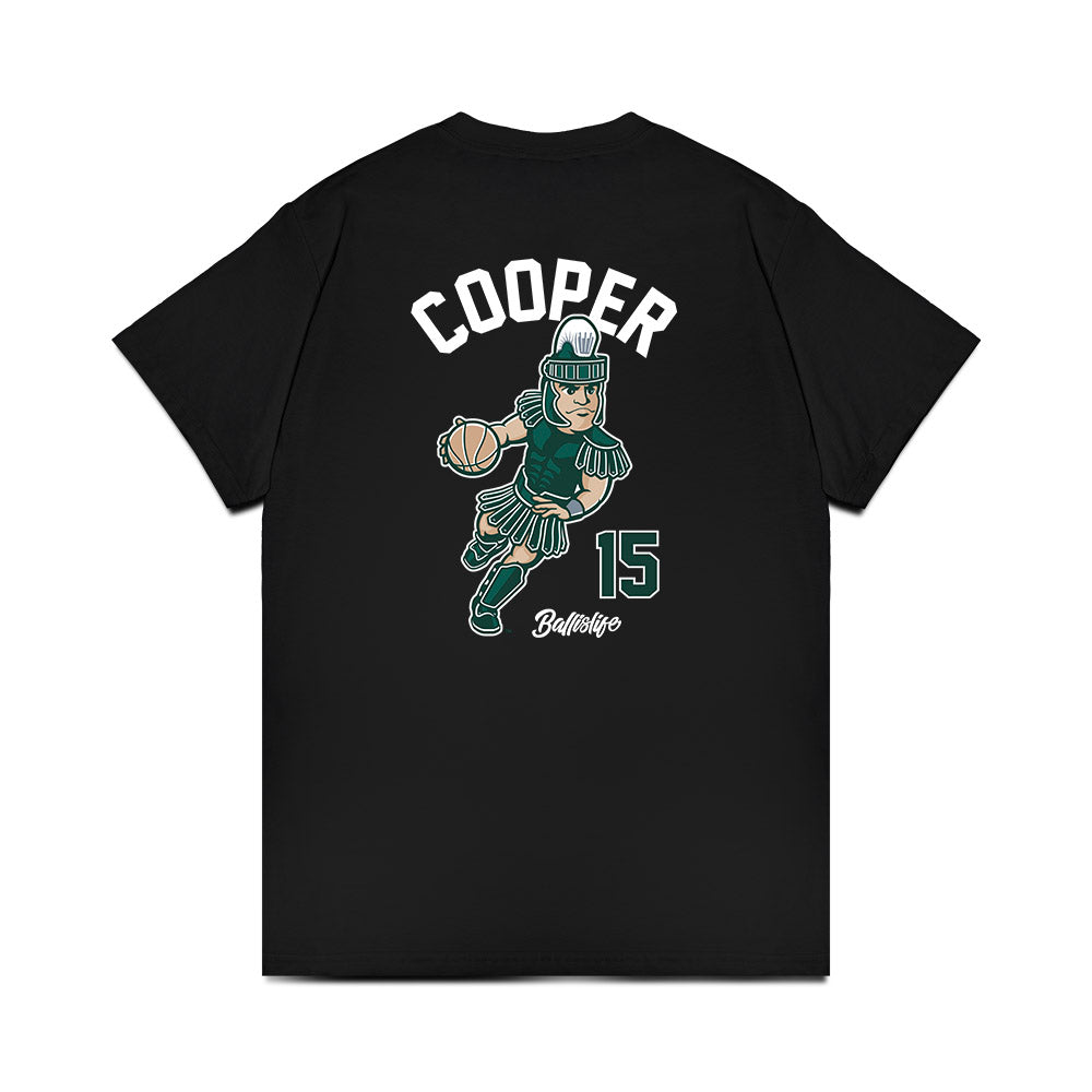 Michigan State - NCAA Men's Basketball : Carson Cooper - Ball is Life Premium T-Shirt-1