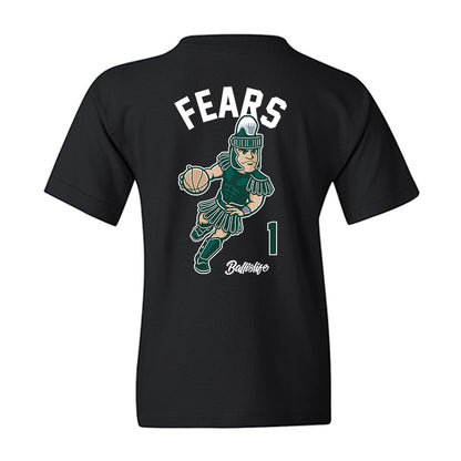 Michigan State - NCAA Men's Basketball : Jeremy Fears - Ball is Life Youth T-Shirt-1