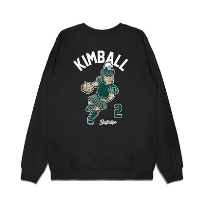 Michigan State - NCAA Women's Basketball : Abbey Kimball - Ball is Life Premium Crewneck Sweatshirt-1