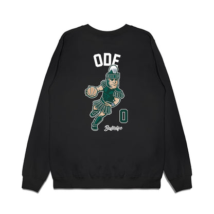 Michigan State - NCAA Women's Basketball : Jordan Ode - Ball is Life Premium Crewneck Sweatshirt-1
