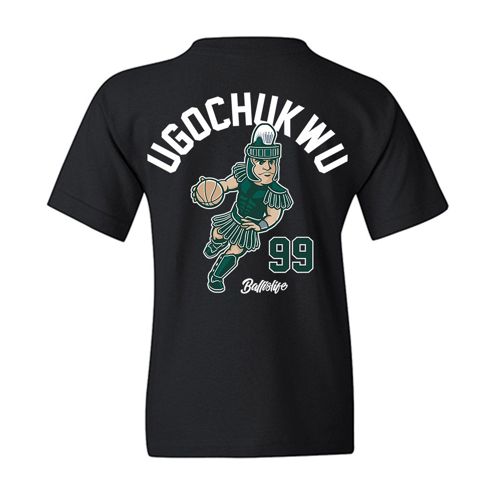 Michigan State - NCAA Men's Basketball : Divine-Collins Ugochukwu - Ball is Life Youth T-Shirt-1