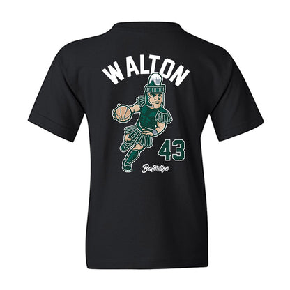 Michigan State - NCAA Men's Basketball : Colin Walton - Ball is Life Youth T-Shirt-1