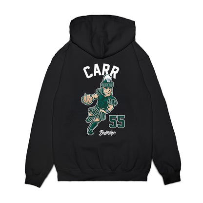 Michigan State - NCAA Men's Basketball : Coen Carr - Ball is Life Premium Hooded Sweatshirt-1