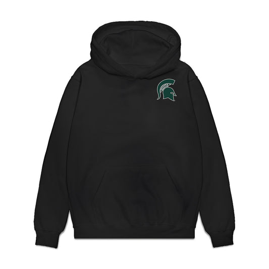 Michigan State - NCAA Men's Basketball : Davis Smith - Ball is Life Premium Hooded Sweatshirt-0