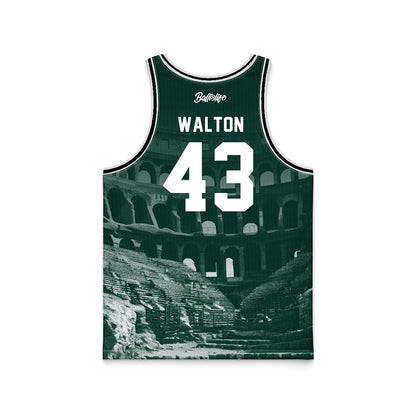 Michigan State - NCAA Men's Basketball : Colin Walton - Ball is Life Basketball Jersey-1