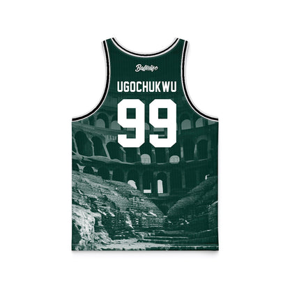 Michigan State - NCAA Men's Basketball : Divine-Collins Ugochukwu - Ball is Life Basketball Jersey-1