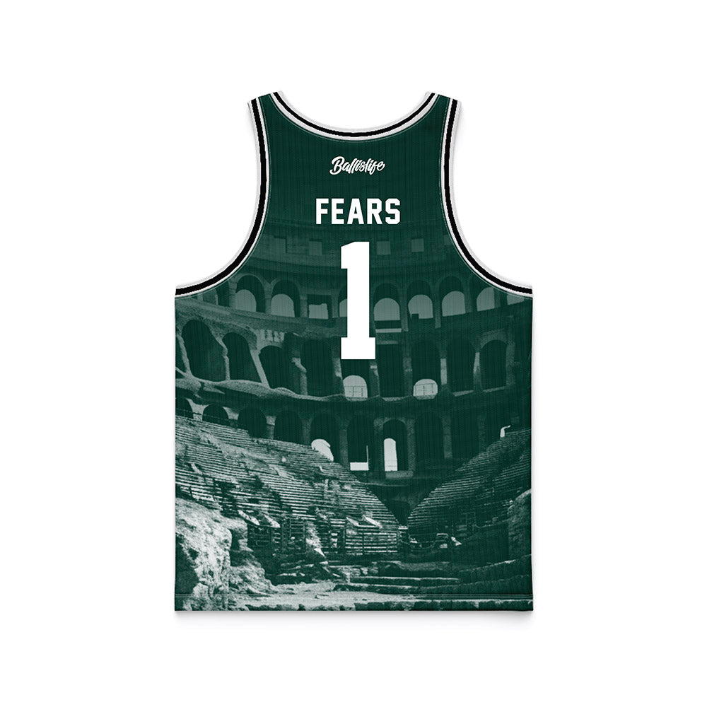 Michigan State - NCAA Men's Basketball : Jeremy Fears - Ball is Life Basketball Jersey-1