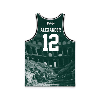 Michigan State - NCAA Women's Basketball : Isa Alexander - Ball is Life Basketball Jersey-1