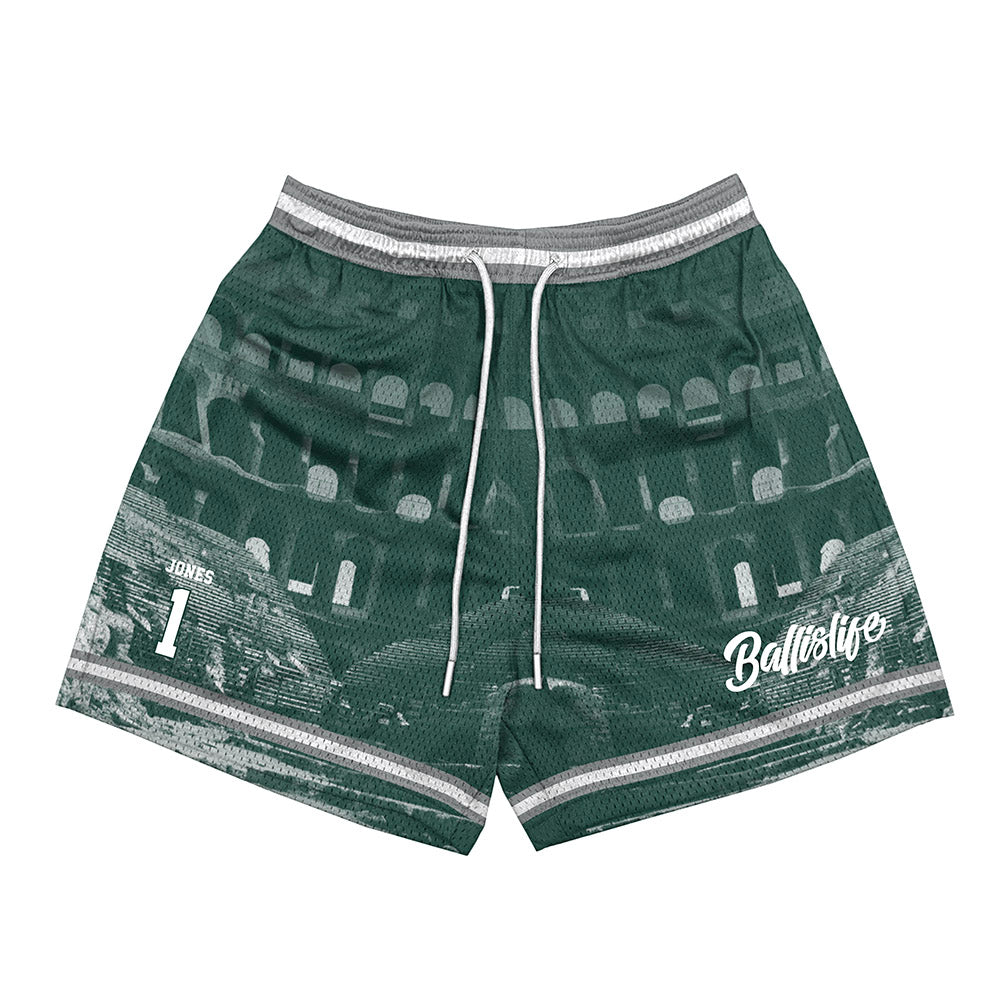 Michigan State - NCAA Women's Basketball : Rashunda Jones - Ball is Life Shorts-0