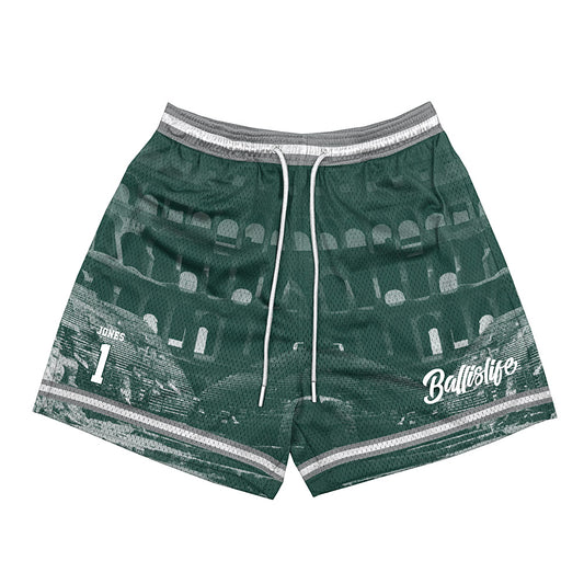 Michigan State - NCAA Women's Basketball : Rashunda Jones - Ball is Life Shorts-0
