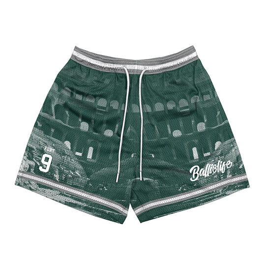 Michigan State - NCAA Men's Basketball : Trey Fort - Ball is Life Shorts-0