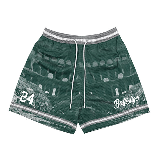 Michigan State - NCAA Women's Basketball : Lauren Ross - Ball is Life Shorts-0