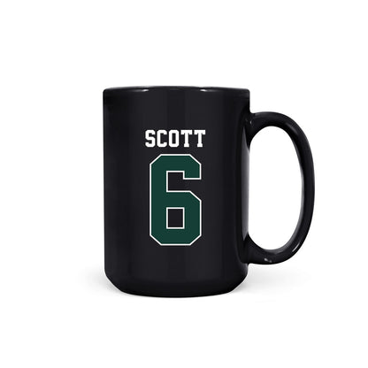 Michigan State - NCAA Men's Basketball : Jordan Scott - Ball is Life Coffee Mug-0
