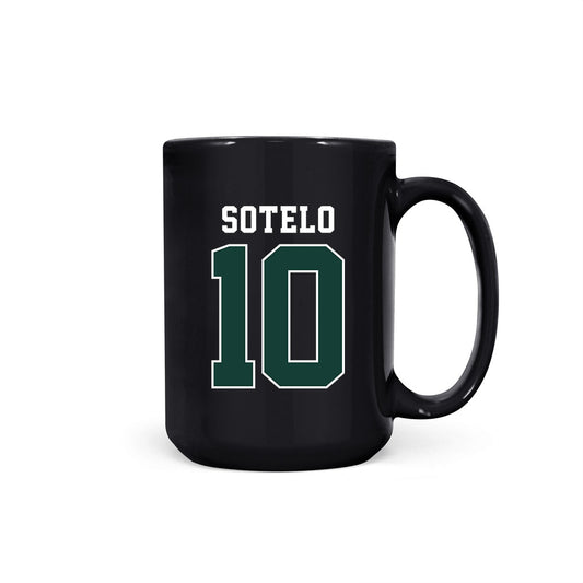Michigan State - NCAA Women's Basketball : Ines Sotelo - Ball is Life Coffee Mug-0