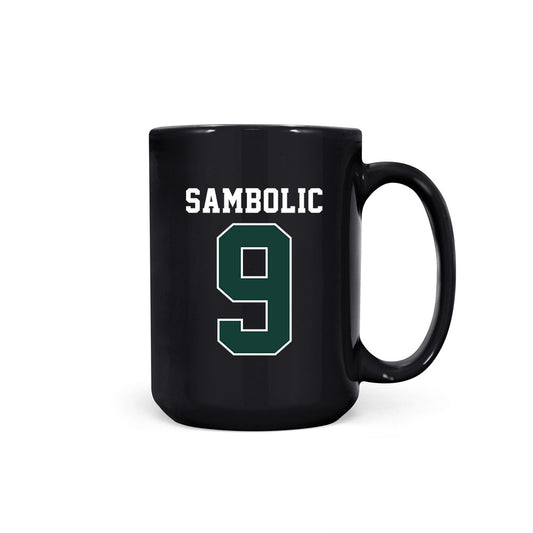 Michigan State - NCAA Women's Basketball : Sara Sambolic - Ball is Life Coffee Mug-0