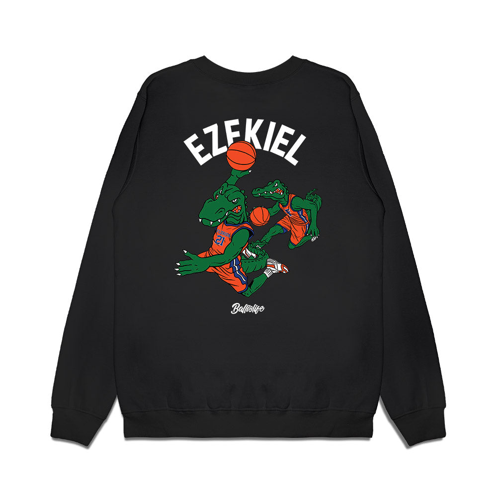 Florida - NCAA Women's Basketball : Ruth "Gift" Ezekiel - Ball is Life Premium Crewneck Sweatshirt-1