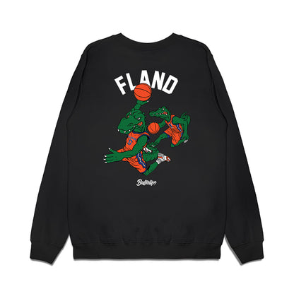 Florida - NCAA Men's Basketball : Johnuel Fland - Ball is Life Premium Crewneck Sweatshirt-1