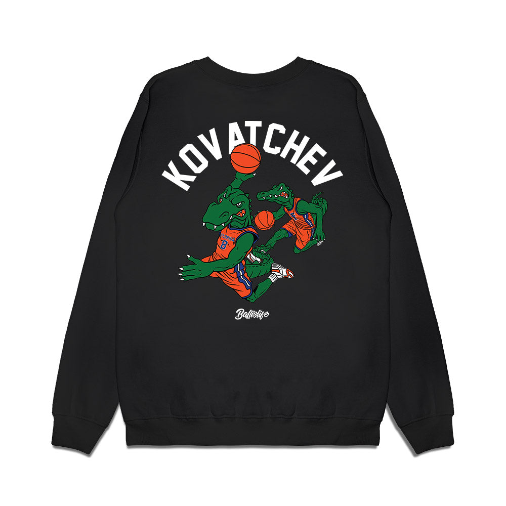 Florida - NCAA Men's Basketball : Alex Kovatchev - Ball is Life Premium Crewneck Sweatshirt-1
