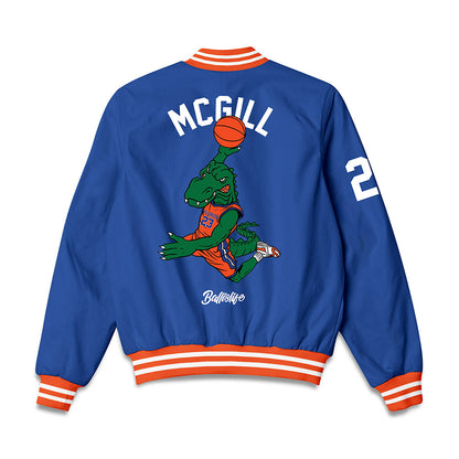 Florida - NCAA Women's Basketball : Alivia McGill - Ball is Life Bomber Jacket-1