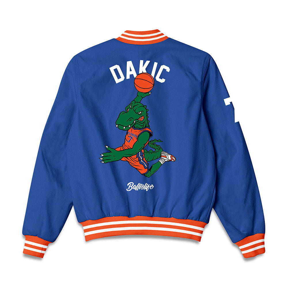 Florida - NCAA Women's Basketball : Emilija Dakic - Ball is Life Bomber Jacket-1