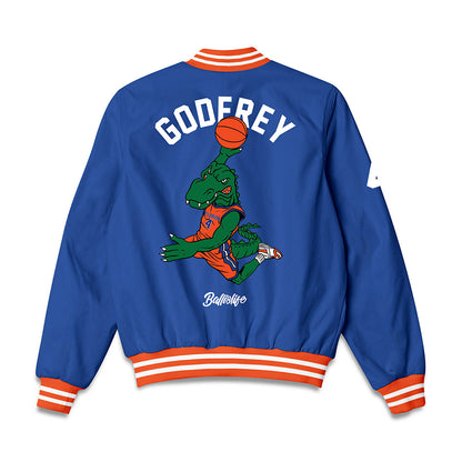 Florida - NCAA Women's Basketball : Knisha Godfrey - Ball is Life Bomber Jacket-1