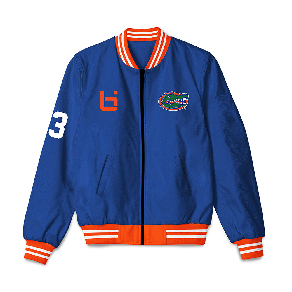 Florida - NCAA Women's Basketball : Alivia McGill - Ball is Life Bomber Jacket-0