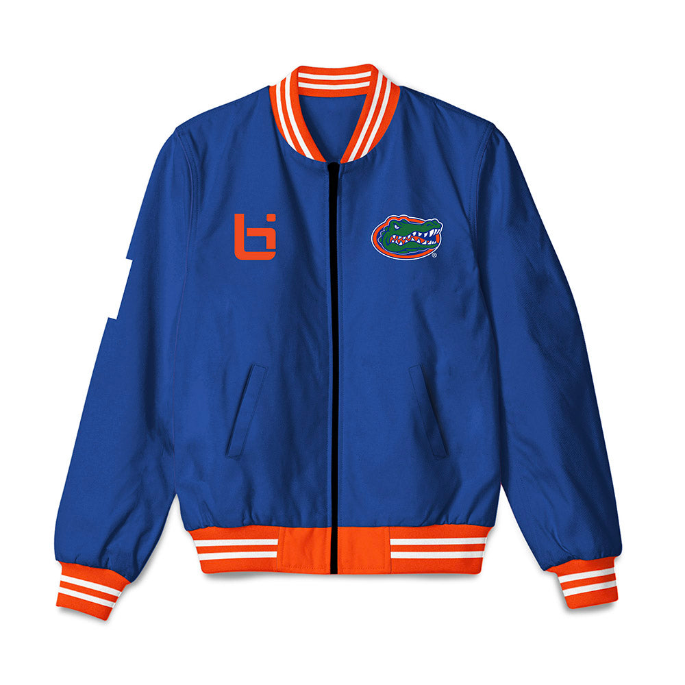 Florida - NCAA Men's Basketball : Xaivian Lee - Ball is Life Bomber Jacket-0