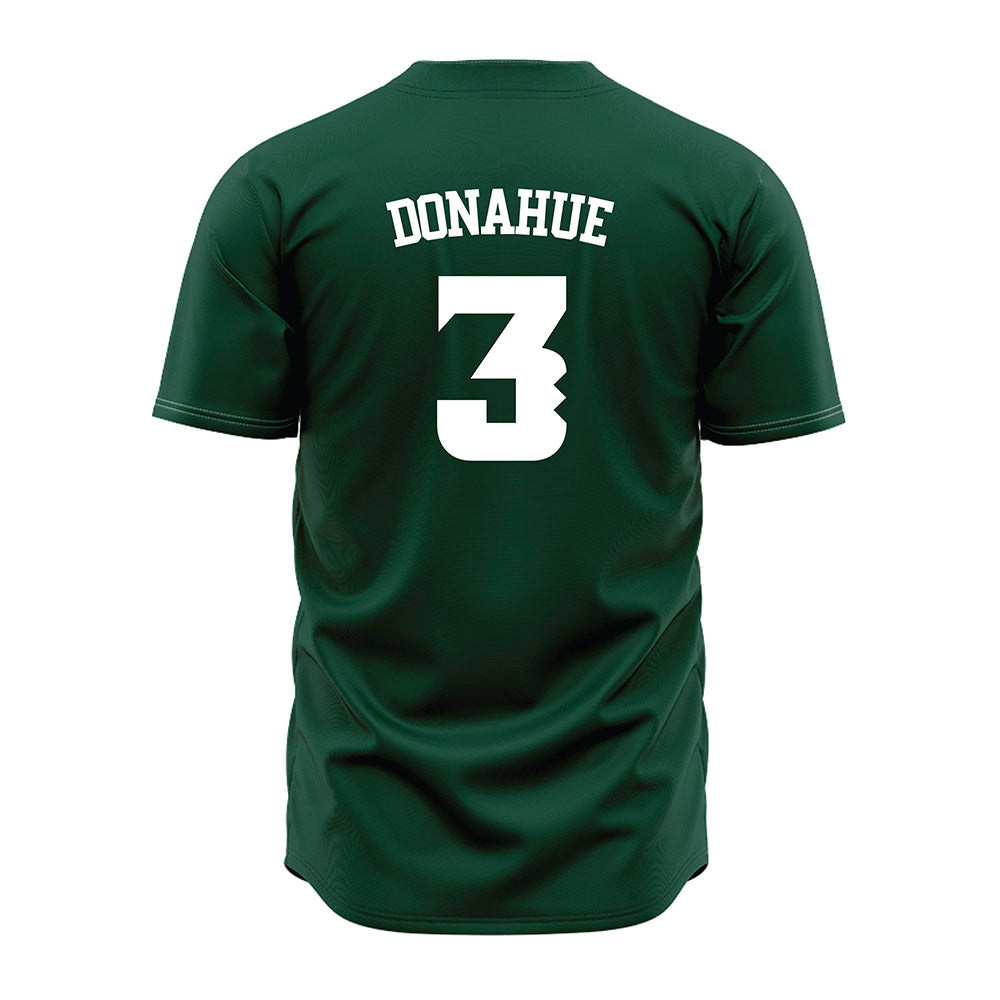 Hawaii - NCAA Baseball : Jordan Donahue - Green Jersey-1