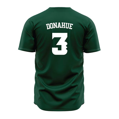 Hawaii - NCAA Baseball : Jordan Donahue - Green Jersey-1