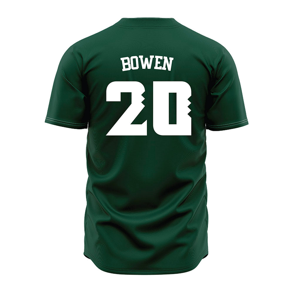 Hawaii - NCAA Baseball : Will Bowen - Green Jersey-1
