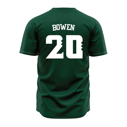 Hawaii - NCAA Baseball : Will Bowen - Green Jersey-1