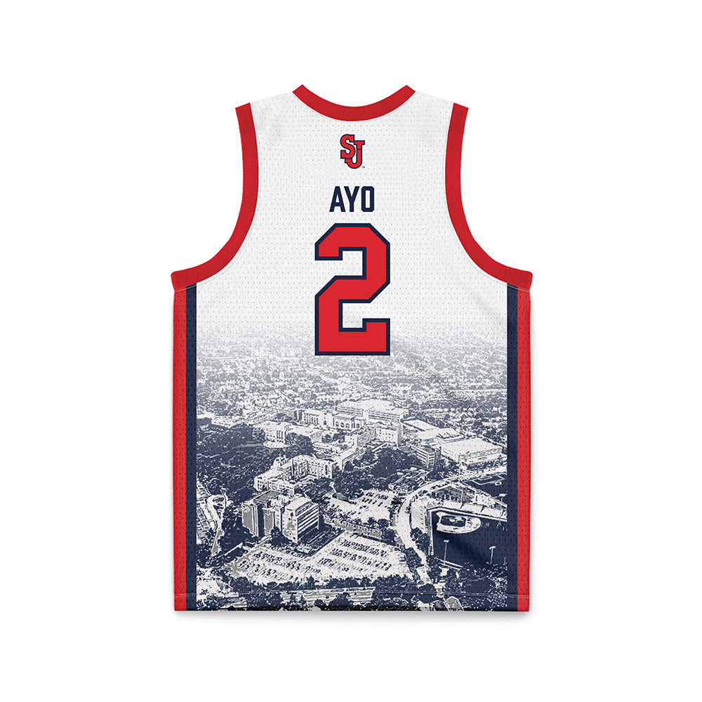 St. Johns - NCAA Men's Basketball : Sadiku Ayo - Basketball Jersey-1