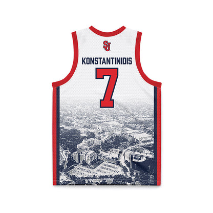 St. Johns - NCAA Men's Basketball : Fotis Konstantinidis - Basketball Jersey-1
