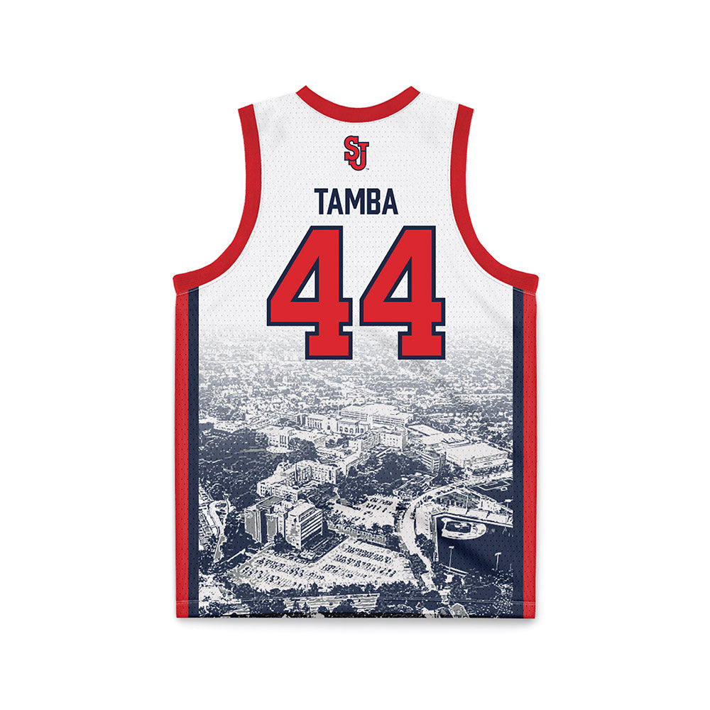 St. Johns - NCAA Men's Basketball : Handje Tamba - Basketball Jersey-1