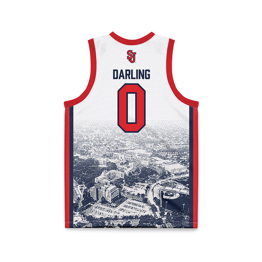 St. Johns - NCAA Men's Basketball : Dylan Darling - Basketball Jersey-1