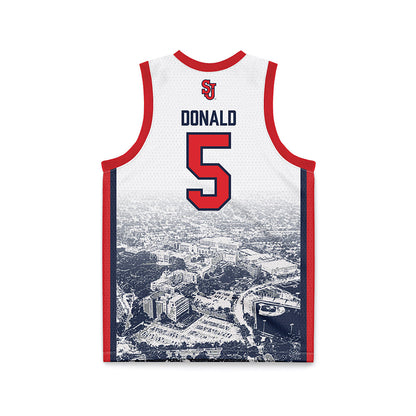 St. Johns - NCAA Women's Basketball : Jailah Donald - Basketball Jersey-1
