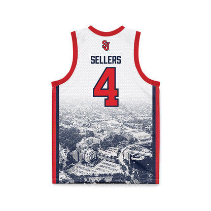 St. Johns - NCAA Men's Basketball : Oziyah Sellers - Basketball Jersey-1