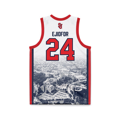 St. Johns - NCAA Men's Basketball : Zuby Ejiofor - Basketball Jersey-1