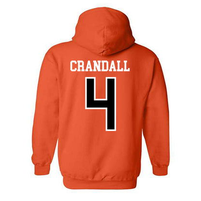 Oregon State - NCAA Football : TJ Crandall - Classic Shersey Hooded Sweatshirt-1