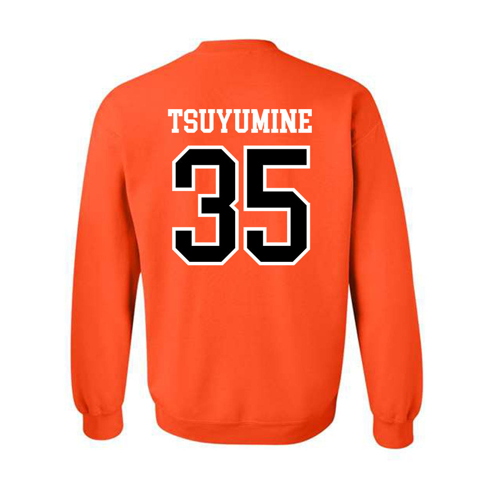 Oregon State - NCAA Football : Tetsuta Tsuyumine - Classic Shersey Crewneck Sweatshirt-1