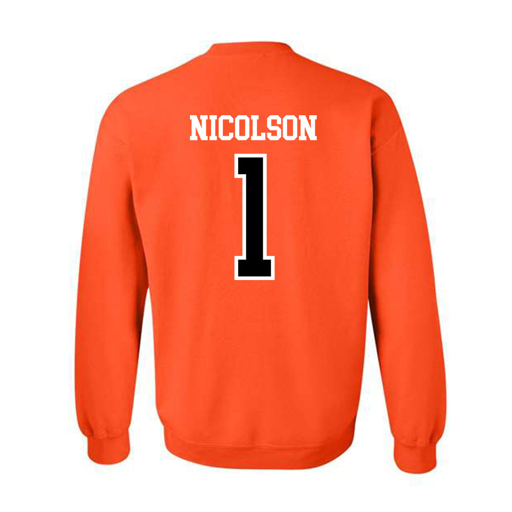Oregon State - NCAA Men's Soccer : John Nicolson - Classic Shersey Crewneck Sweatshirt-1