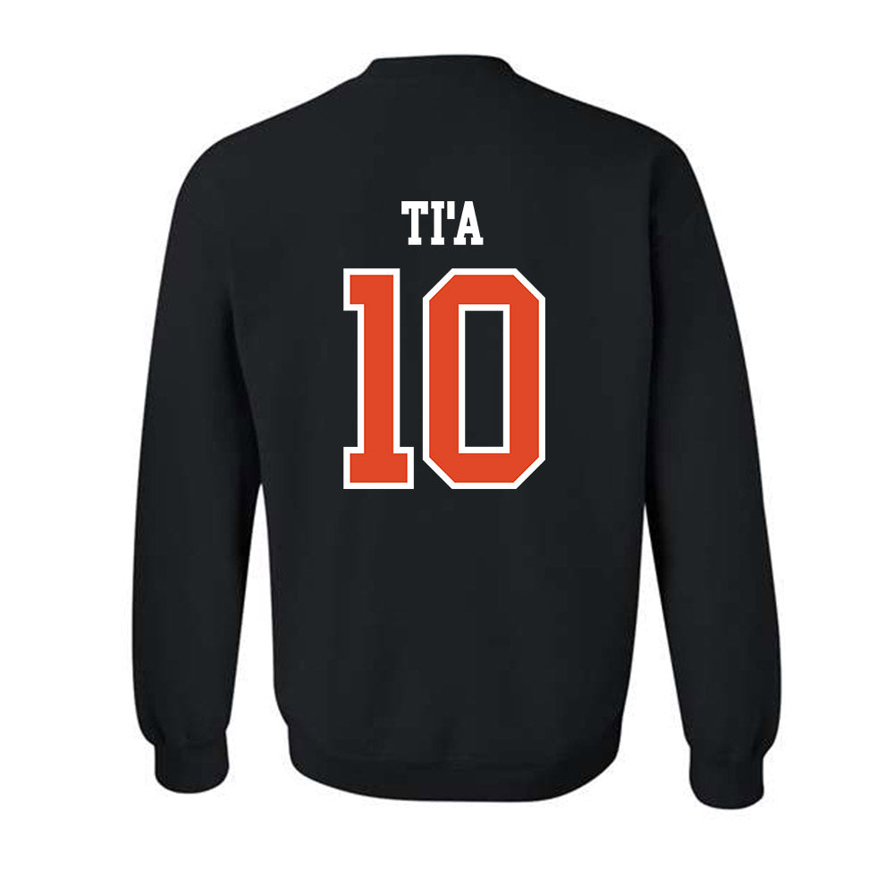 Oregon State - NCAA Football : Tristan Ti'a - Classic Shersey Crewneck Sweatshirt-1