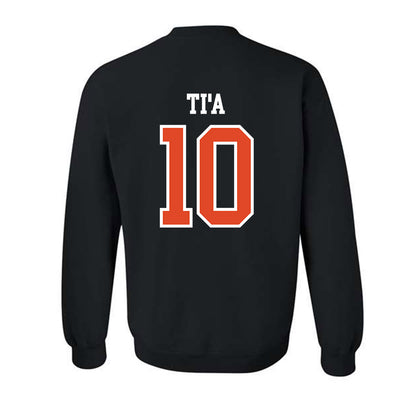 Oregon State - NCAA Football : Tristan Ti'a - Classic Shersey Crewneck Sweatshirt-1