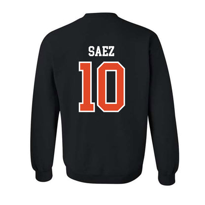 Oregon State - NCAA Football : Zakaih Saez - Classic Shersey Crewneck Sweatshirt-1