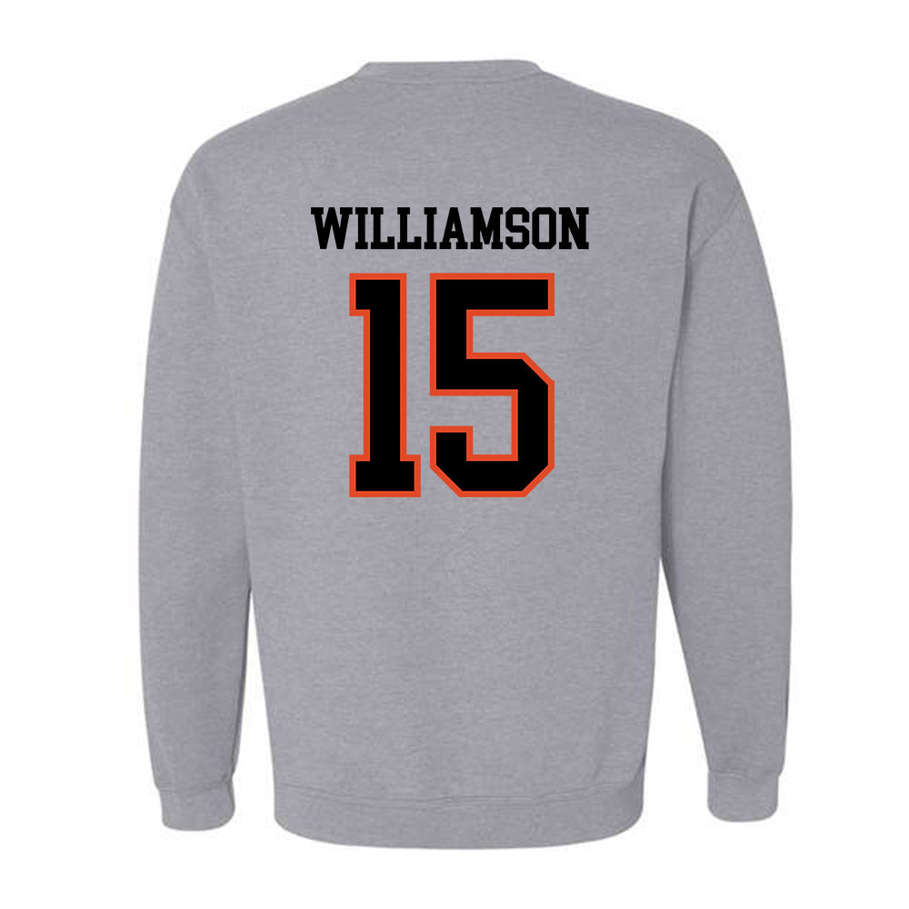 Oregon State - NCAA Women's Basketball : Lizzy Williamson - Classic Shersey Crewneck Sweatshirt-2
