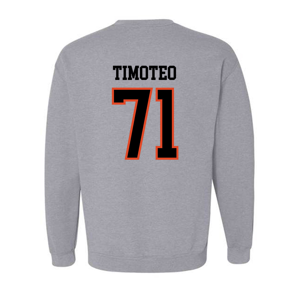 Oregon State - NCAA Football : Josiah Timoteo - Classic Shersey Crewneck Sweatshirt-3