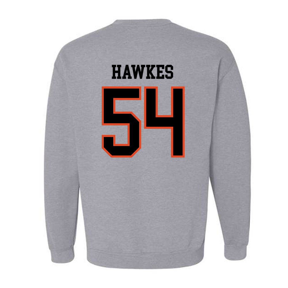 Oregon State - NCAA Football : Adam Hawkes - Classic Shersey Crewneck Sweatshirt-3