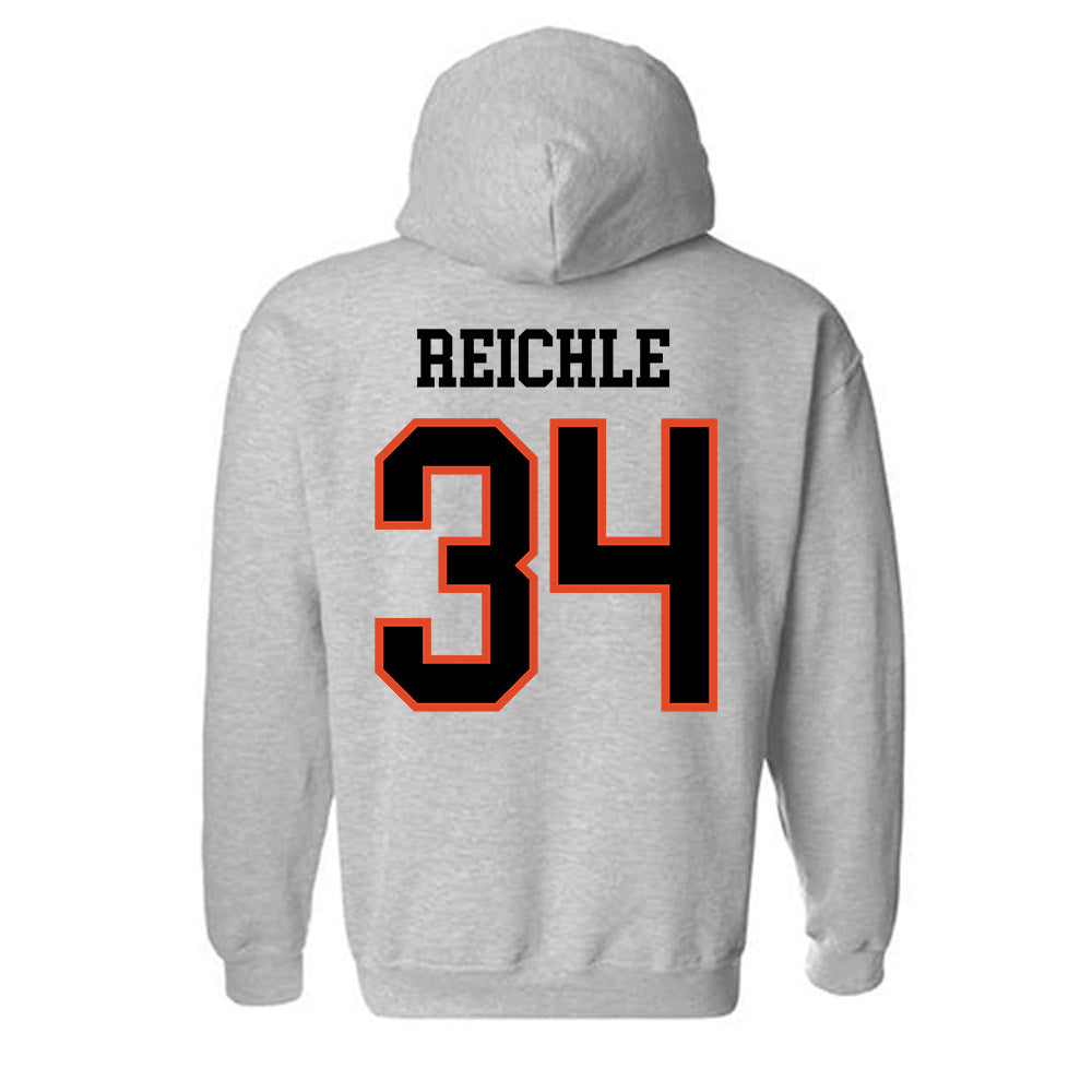Oregon State - NCAA Football : Jake Reichle - Classic Shersey Hooded Sweatshirt-2