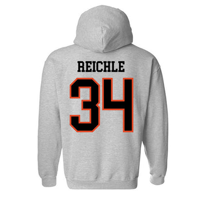 Oregon State - NCAA Football : Jake Reichle - Classic Shersey Hooded Sweatshirt-2