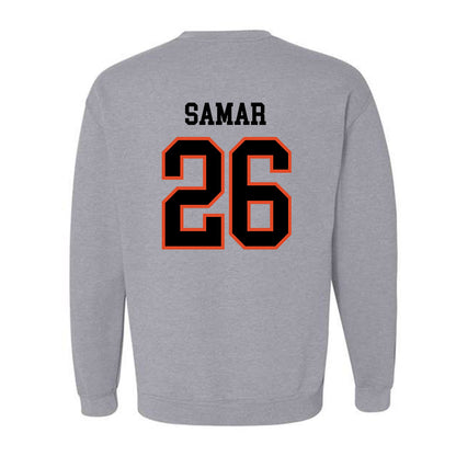 Oregon State - NCAA Men's Basketball : Matija Samar - Classic Shersey Crewneck Sweatshirt-3